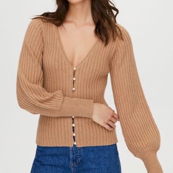 DARK NAVY Pearl cardigan WILFRED